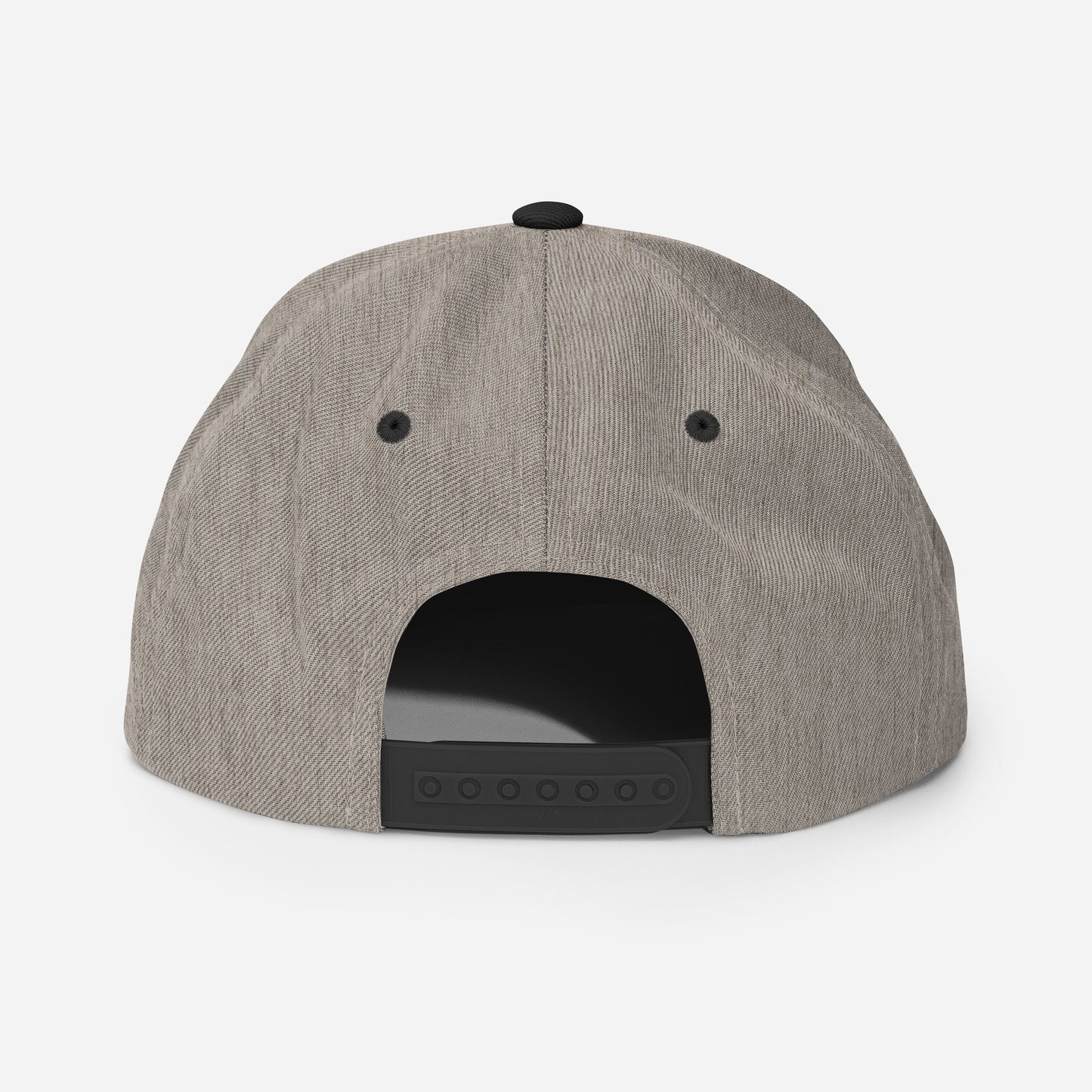 Heather/Black Snapback Hat